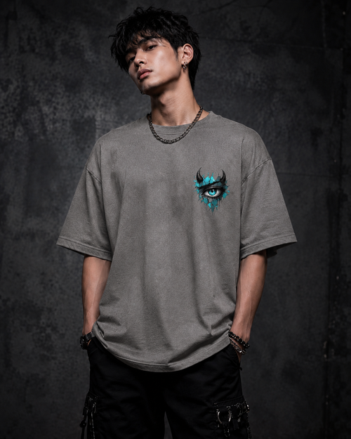 Cracked Gaze Oversized T-Shirt
